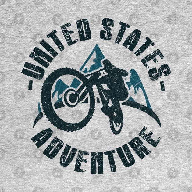 United States mountain biking. Perfect present for mom girlfriend mother boyfriend dad father friend him or her by SerenityByAlex